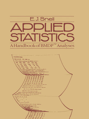 cover image of Applied Statistics